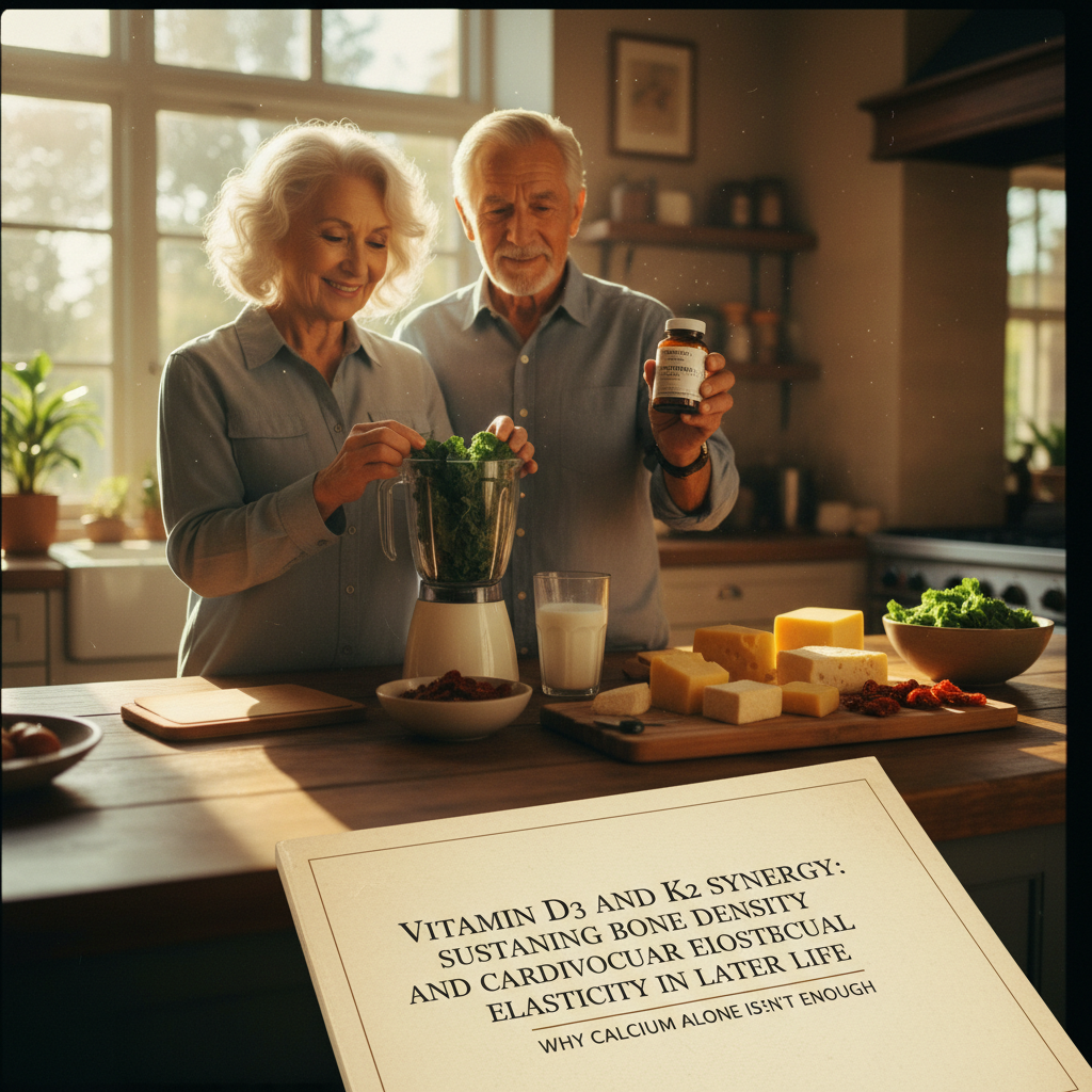 Vitamin D3 and K2 Synergy: Sustaining Bone Density and Cardiovascular Elasticity in Later Life