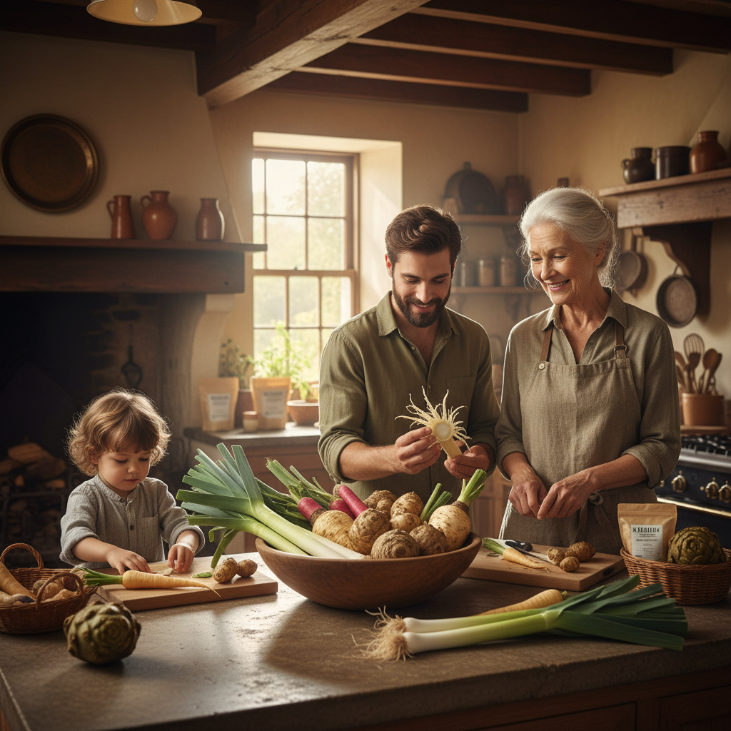 Prebiotic Inulin and the Mature Microbiome: Nourishing Gut Bacteria with Humble Root Vegetables