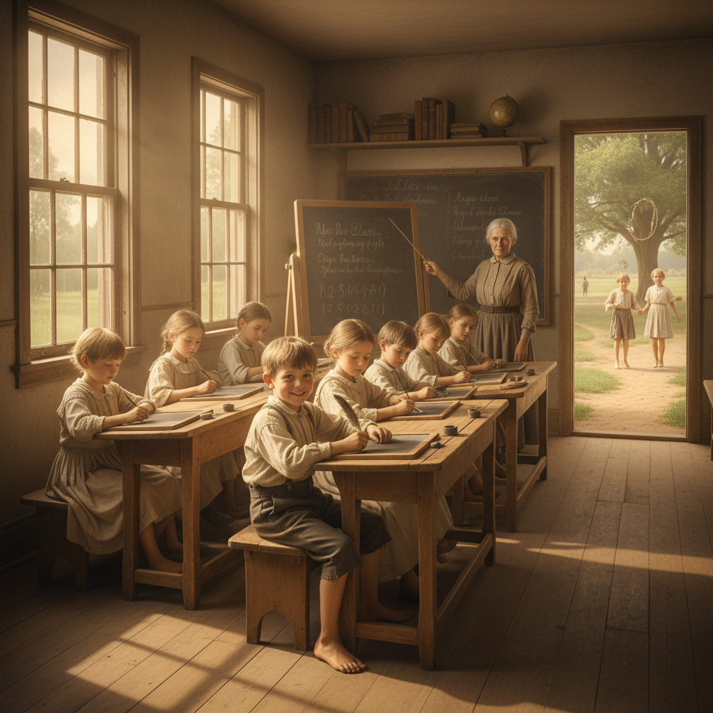 L’aula del poble: records de pissarres, tinters i amistats al pati de l’escola