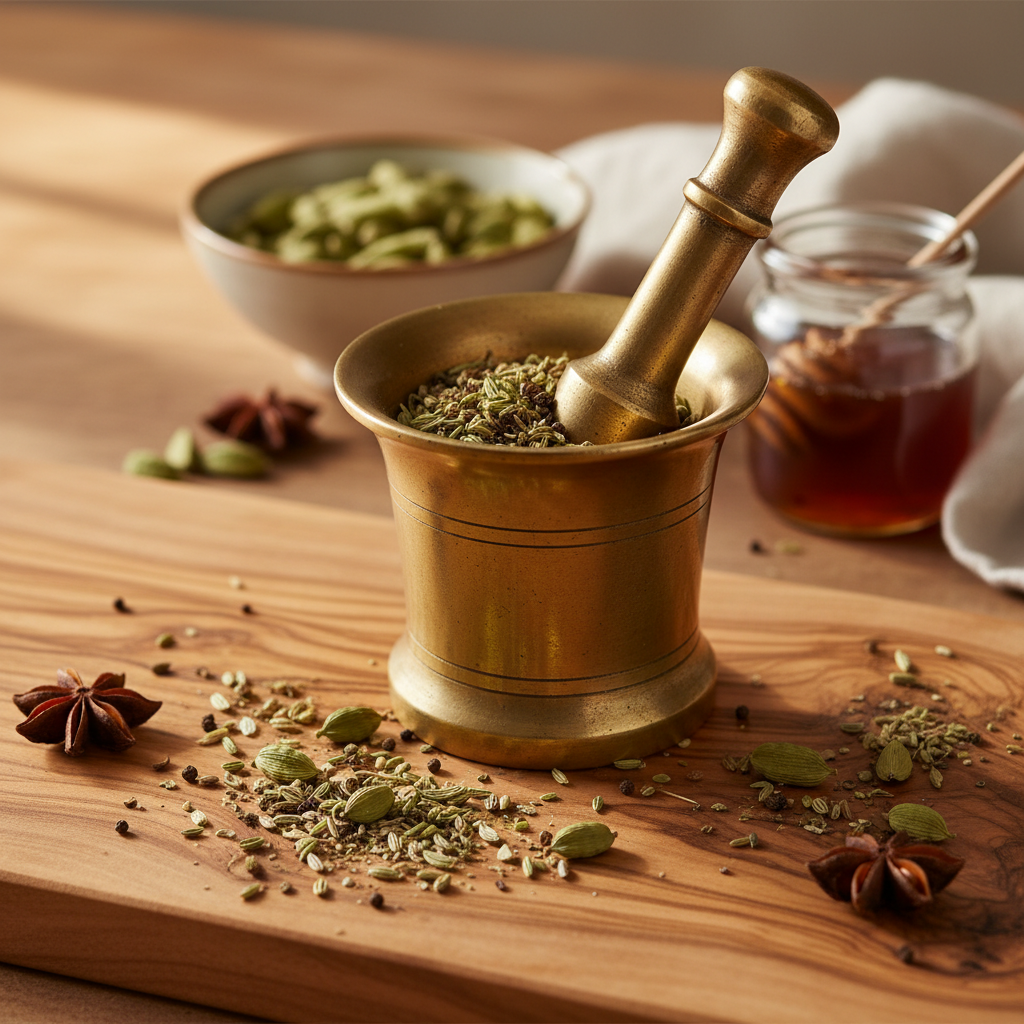 Cardamom and Sweet Fennel: Gentle Post-Meal Chews for Digestive Peace