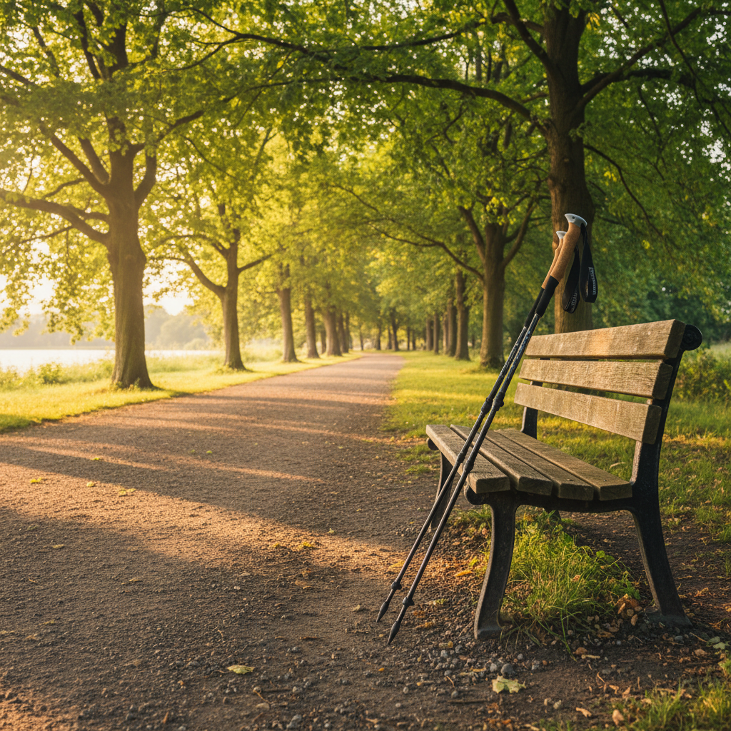 The Steady Stride: How Nordic Walking Poles Reduce Knee Impact and Lift Posture