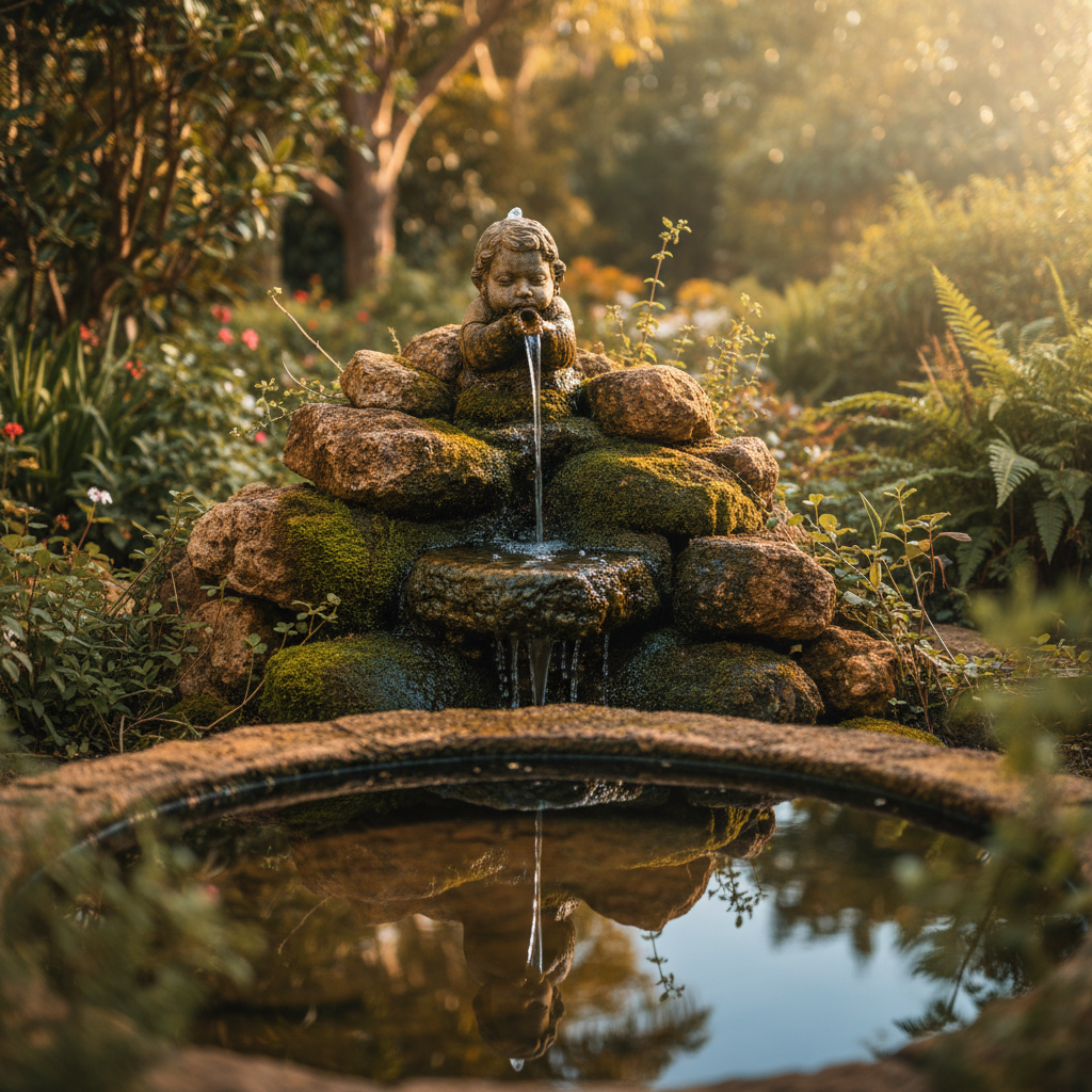 Courtyard Water: The Calming Acoustic Neuroscience of Splashing Fountains