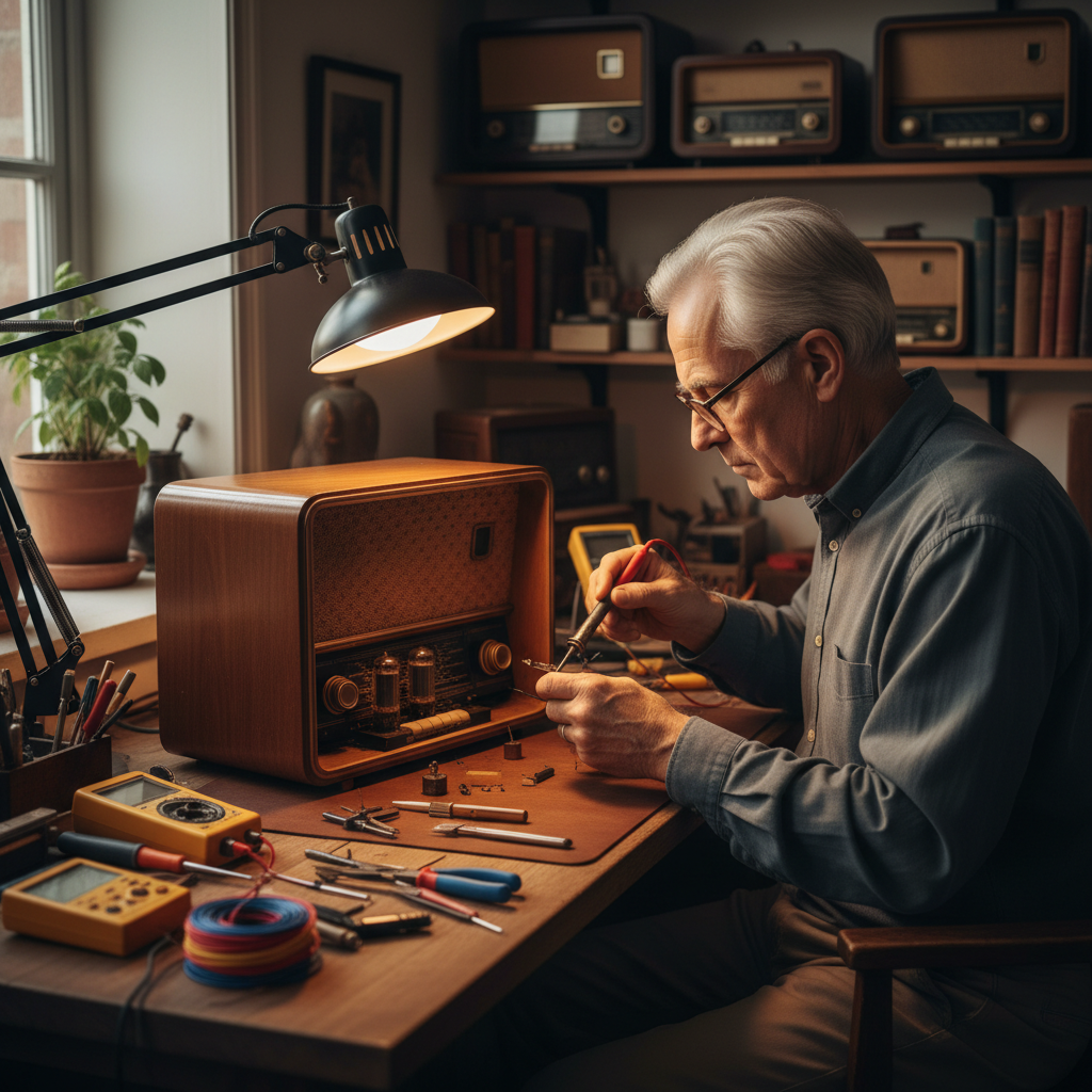 The Repair Workshop: Fixing Broken Radios and Cherished Household Keepsakes