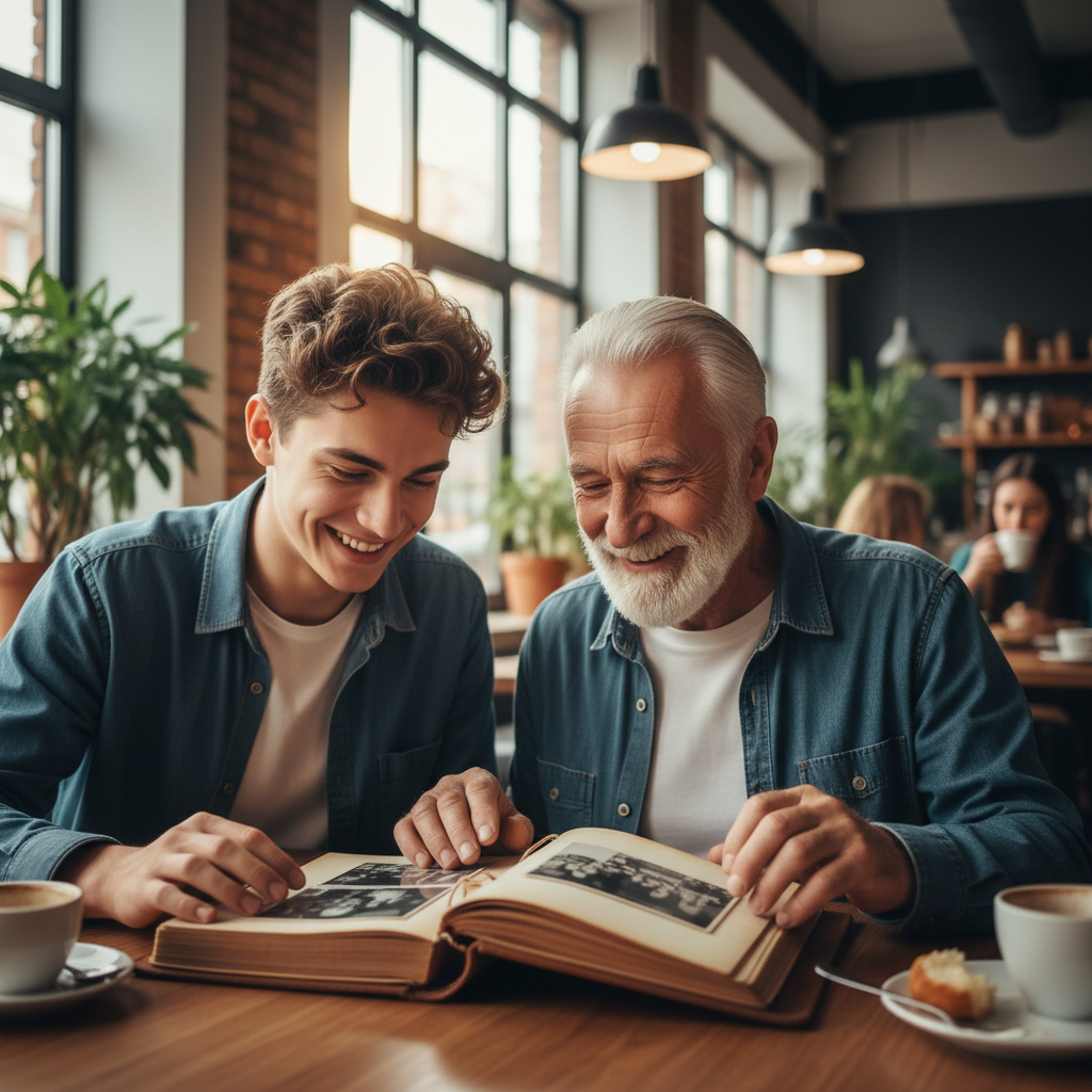 The Intergenerational Café: Pairing Teenagers and Seniors for Story Exchanges