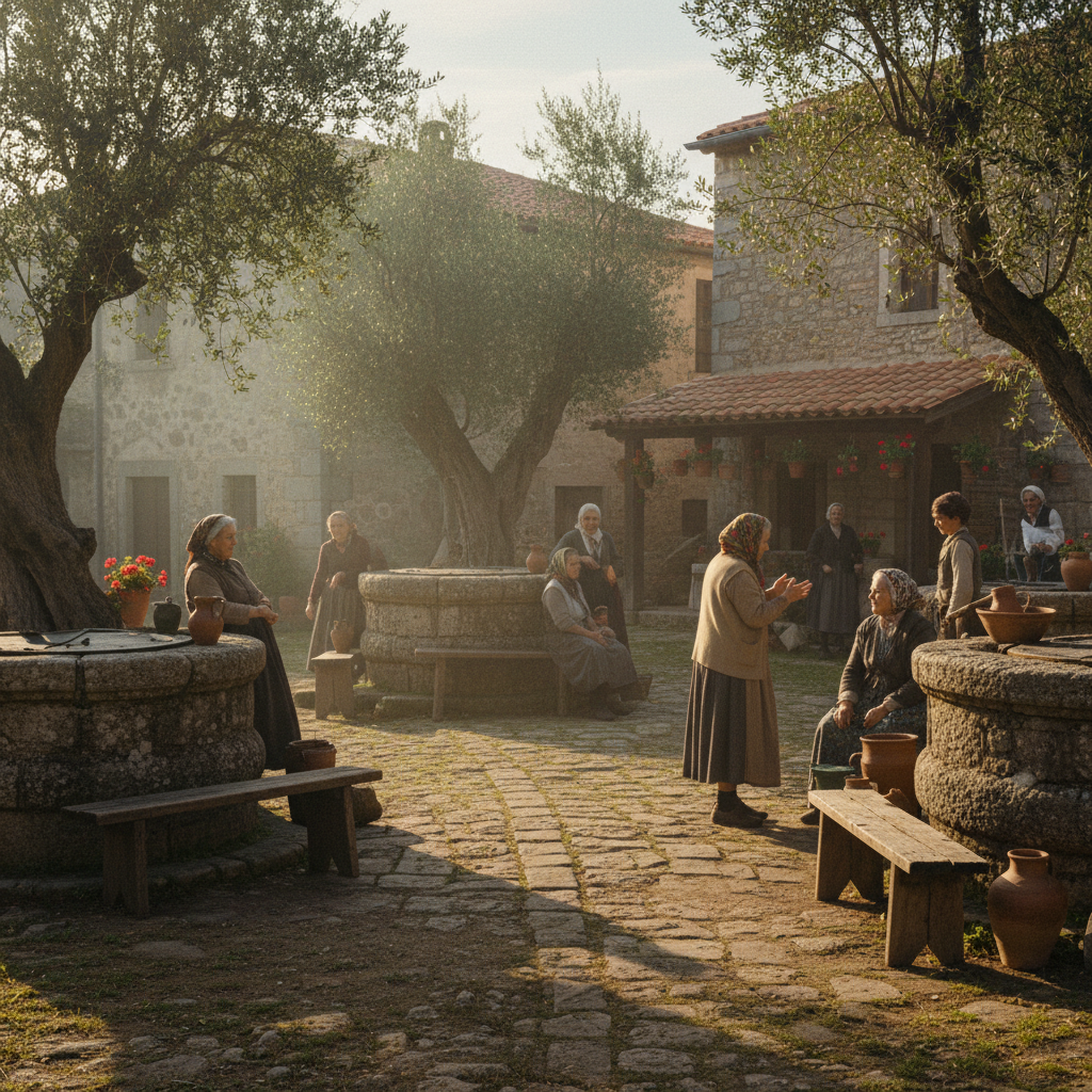 Village Water Wells: Where Ancestral News and Daily Gossip Gathered
