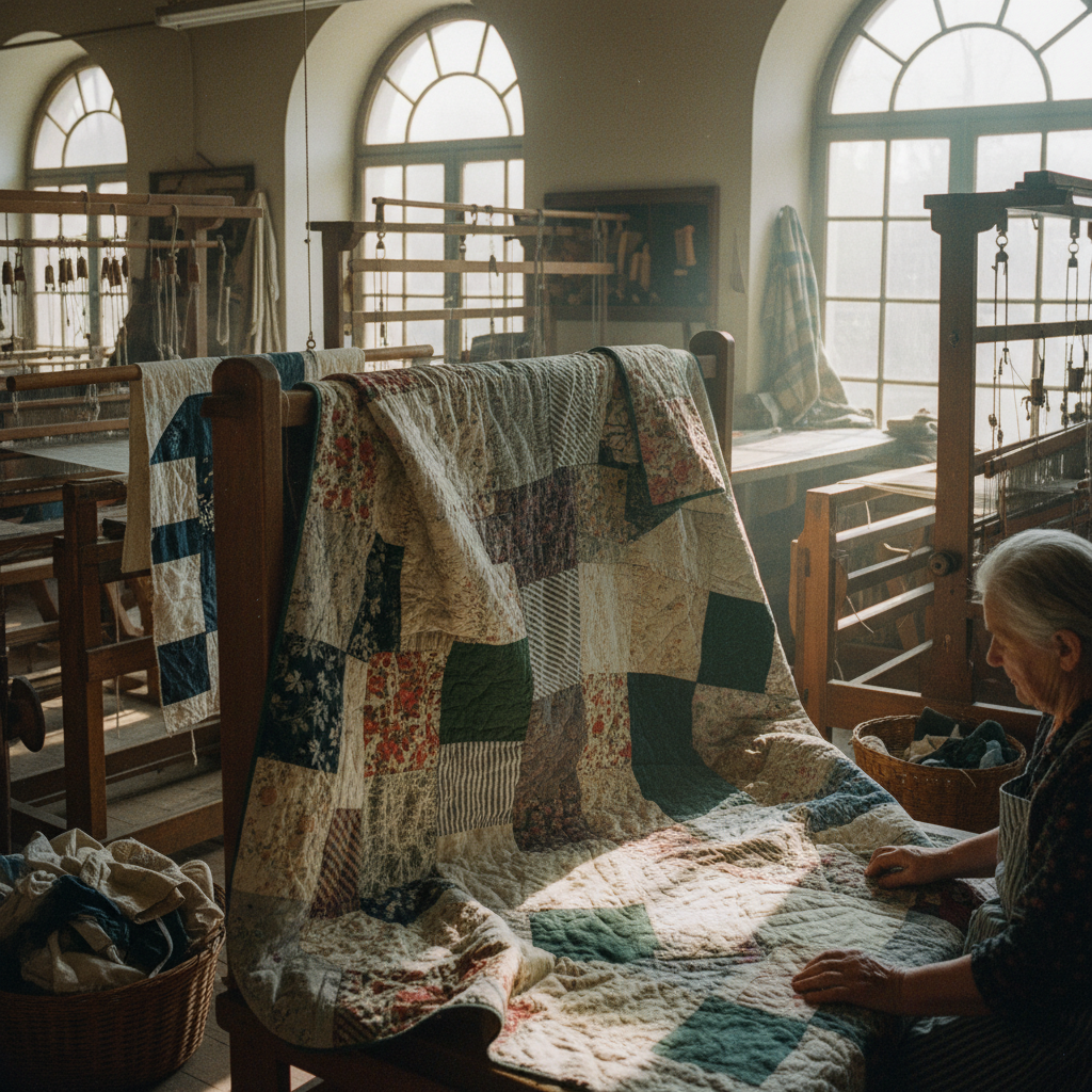 Patchwork Memory Quilts: Scraps of Sunday Dresses and Work Aprons