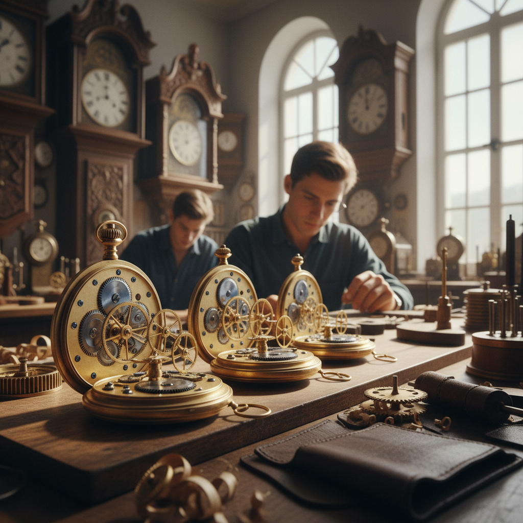 Pocket Watch Balance Wheels: Jeweled Movements Passed from Fathers to Sons
