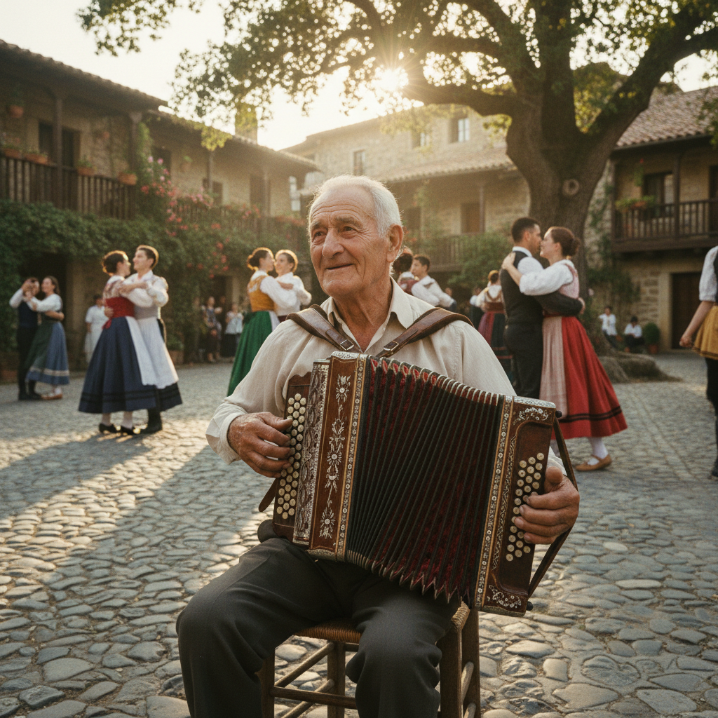 The Village Accordion: Button Bellows and Sunday Dances on Cobbled Squares