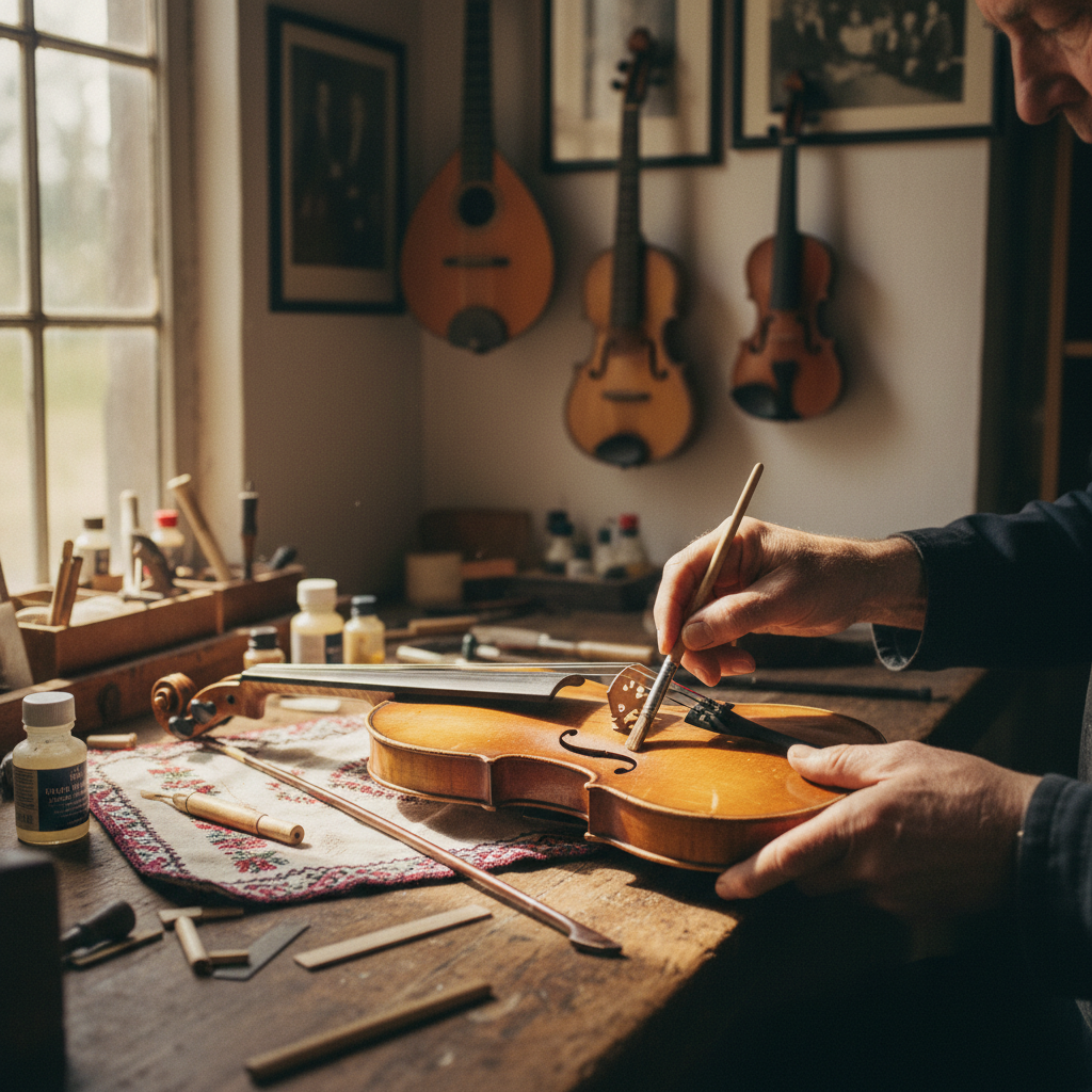Restoring an Inherited Fiddle: Animal Glues, Soundposts, and Maple Backs