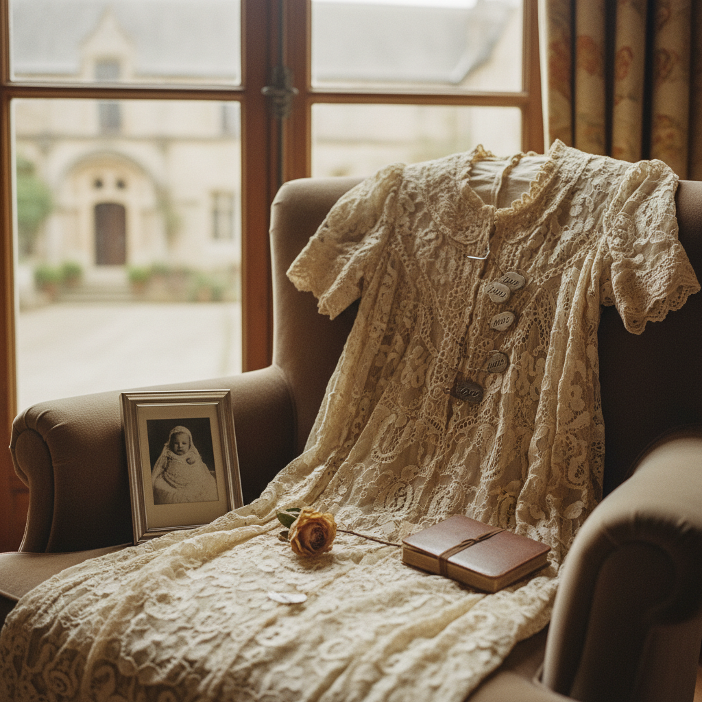The Christenings Lace Robe: Worn by Four Generations of First-Borns