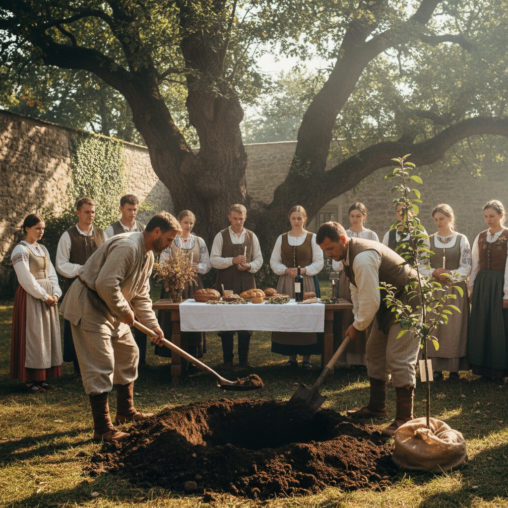Planting a Memorial Apple Tree: Deep Soil Digging and Long-Term Shade