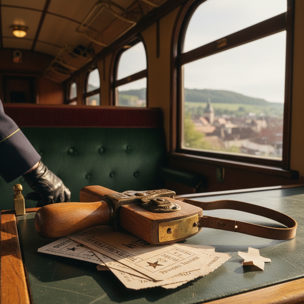 The Wooden Ticket Collector's Punch: Cardboard Tickets and Journey Rhythms