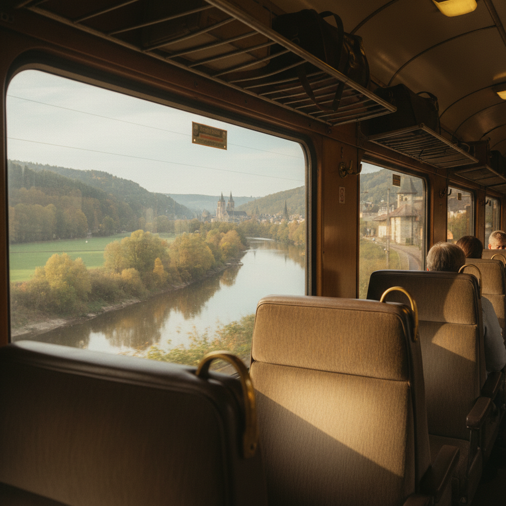 Window Seats on Slow Local Trains: Watching River Valleys and Distant Spires
