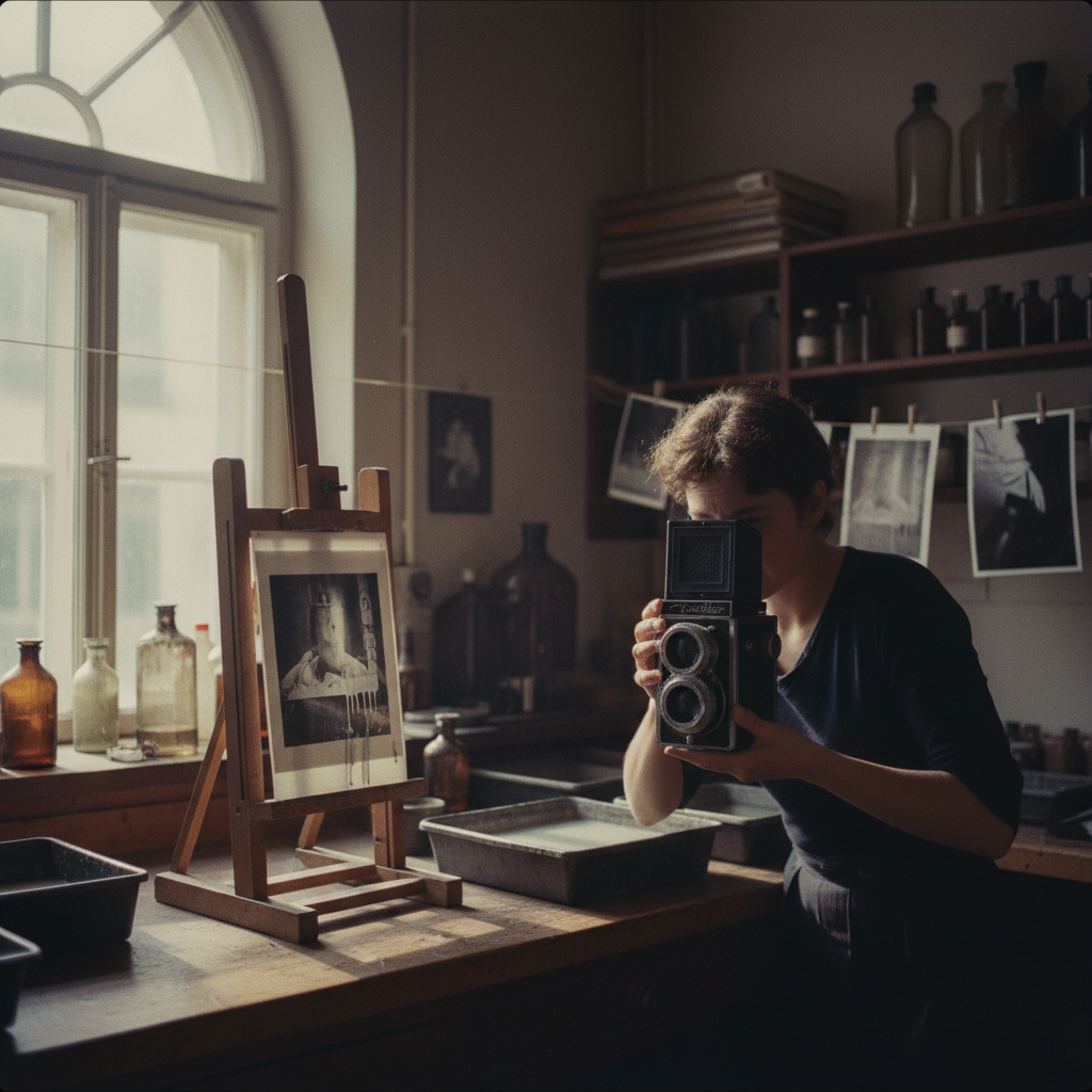 The Twin-Lens Reflex Camera: Looking Down into the Ground-Glass Viewfinder