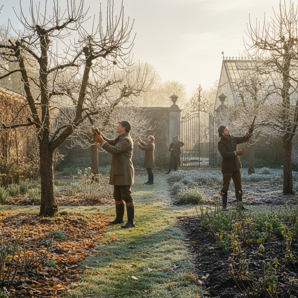 Pruning Apple Trees in the Frost: Selecting Scaffolding Branches for Fruitful Springs