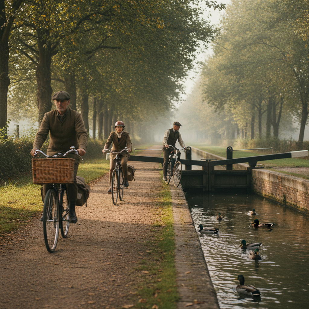 Cycling Along Canal Towpaths: Flat Routes, Quacking Ducks, and Lockkeepers