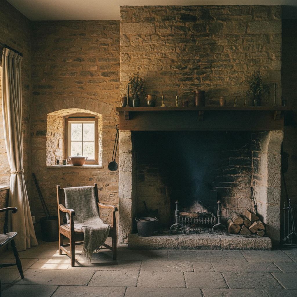 The Thick Stone Walls of Country Cottages: Natural Insulation Against Summer Heat