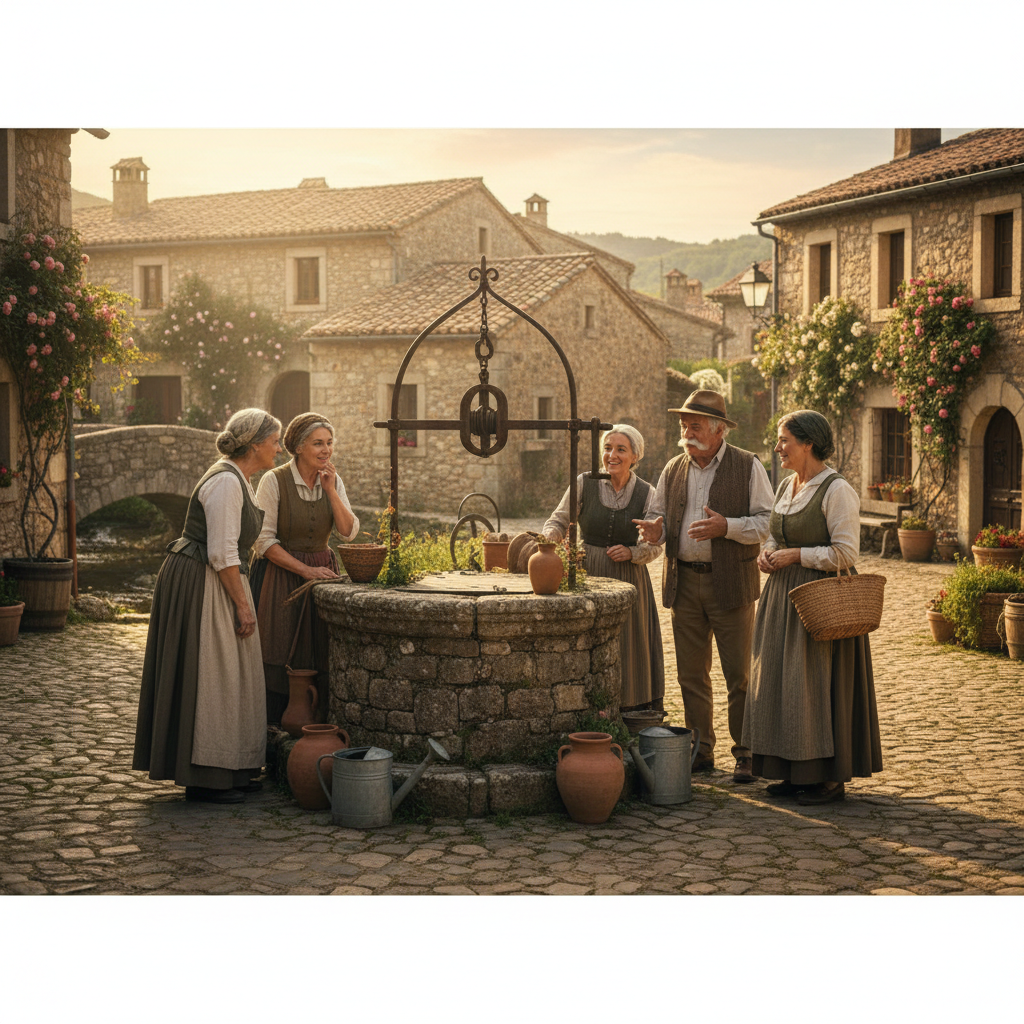 Village Water Wells: Where Ancestral News and Daily Gossip Gathered — visual companion 3