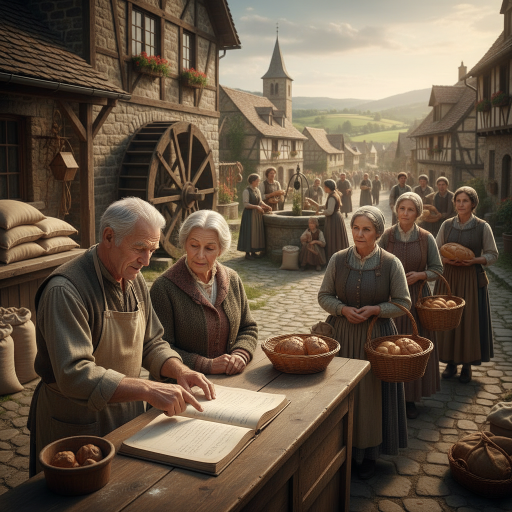 The Miller's Ledger: Flour Rations and Village Kinship Networks — visual companion 3