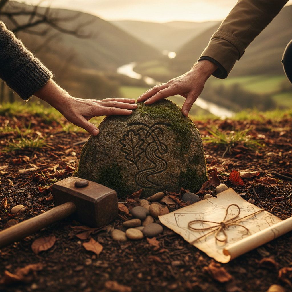 Valley Boundary Stones: How Families Walked and Agreed Their Edges — visual companion 2