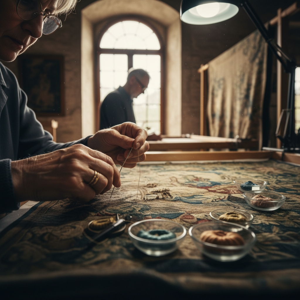 Restoring Antique Tapestries: Stitch-by-Stitch Archival Care at Home — visual companion 2