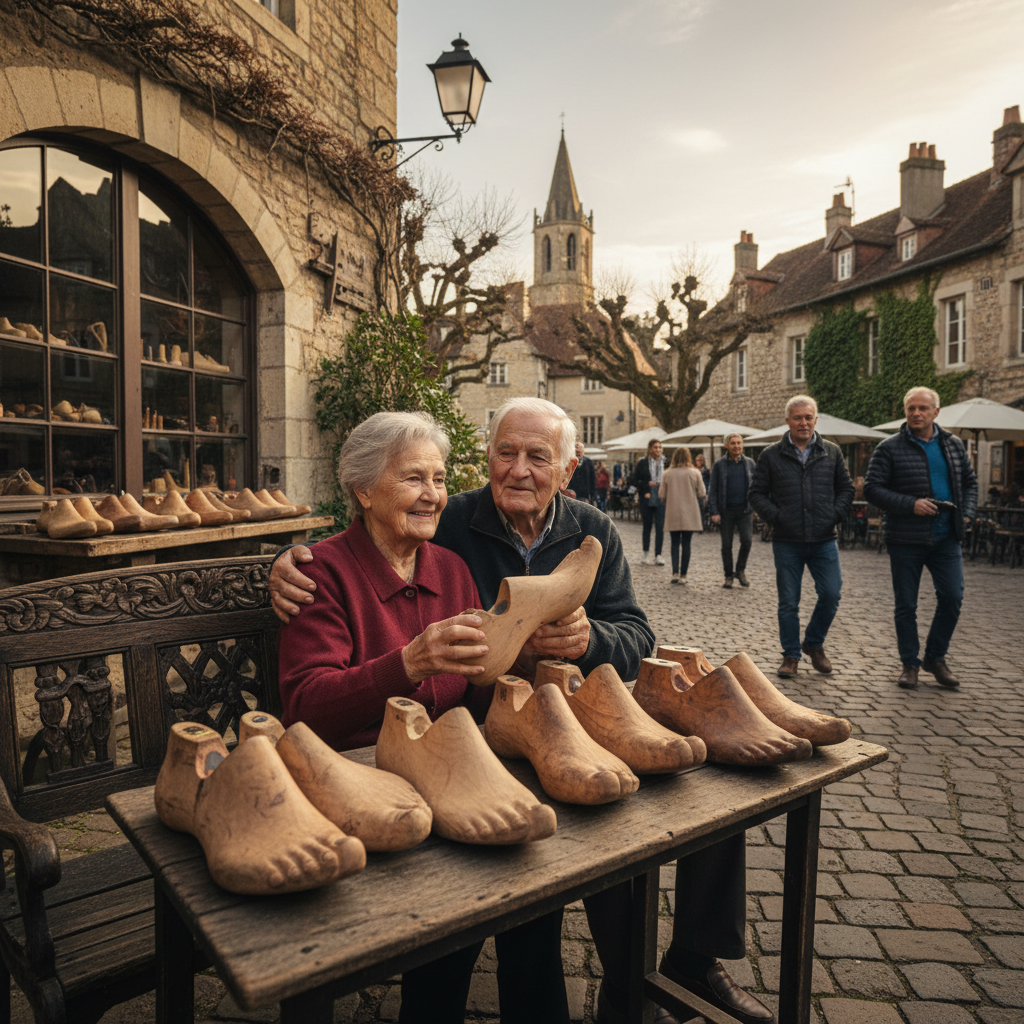 The Cobbler's Last: Carved Wooden Shoe Forms for Grandparents' Feet — visual companion 3