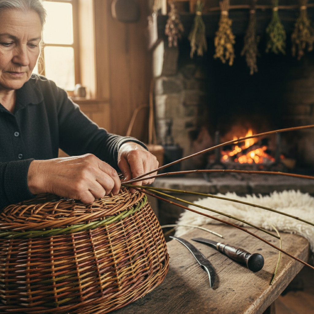 Basket-Weaving Willow: Willow Rod Harvesting and Winter Fireside Craft — visual companion 2