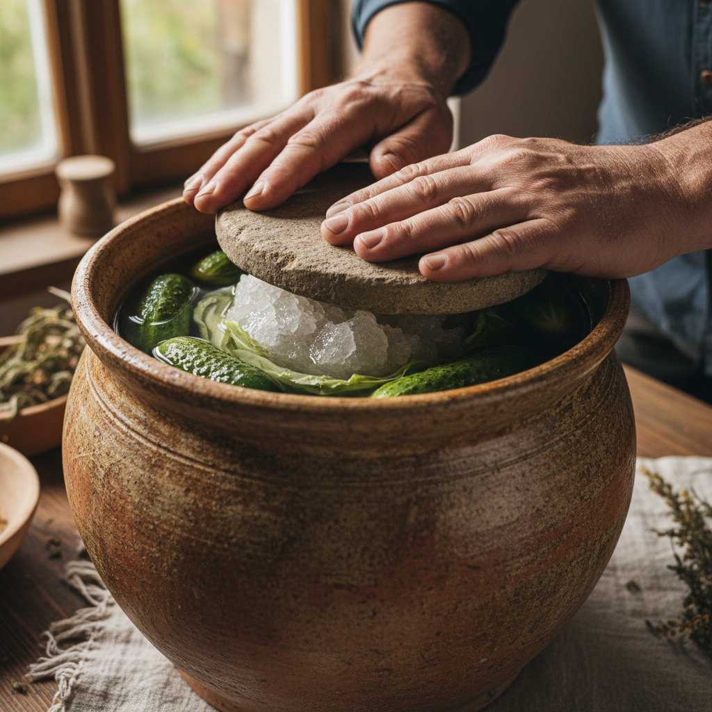 The Earthenware Pickle Crock: Fermenting Vegetables Using Mountain Salt — visual companion 2