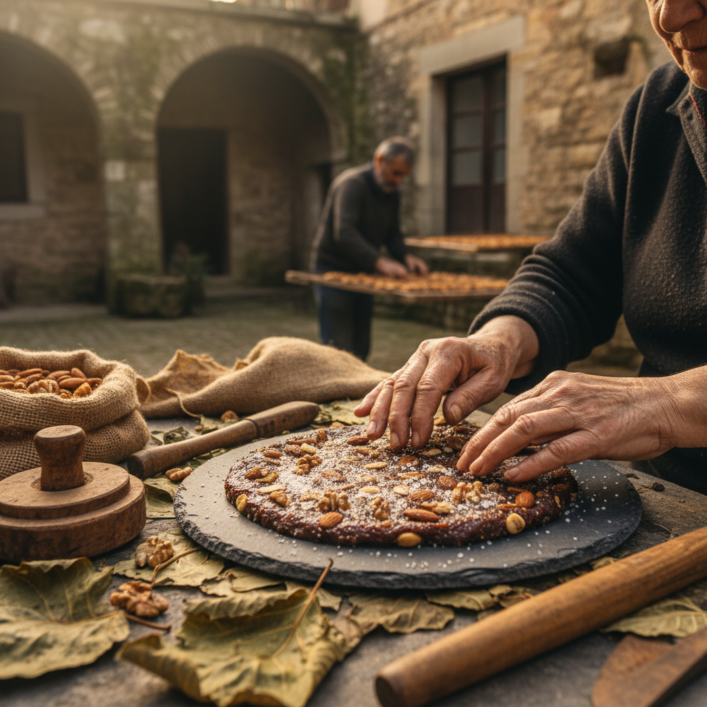 Sun-Dried Fig Cakes: Traditional Winter Preservation in Stone Courtyards — visual companion 2