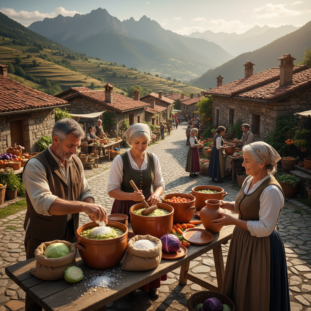 The Earthenware Pickle Crock: Fermenting Vegetables Using Mountain Salt — visual companion 3