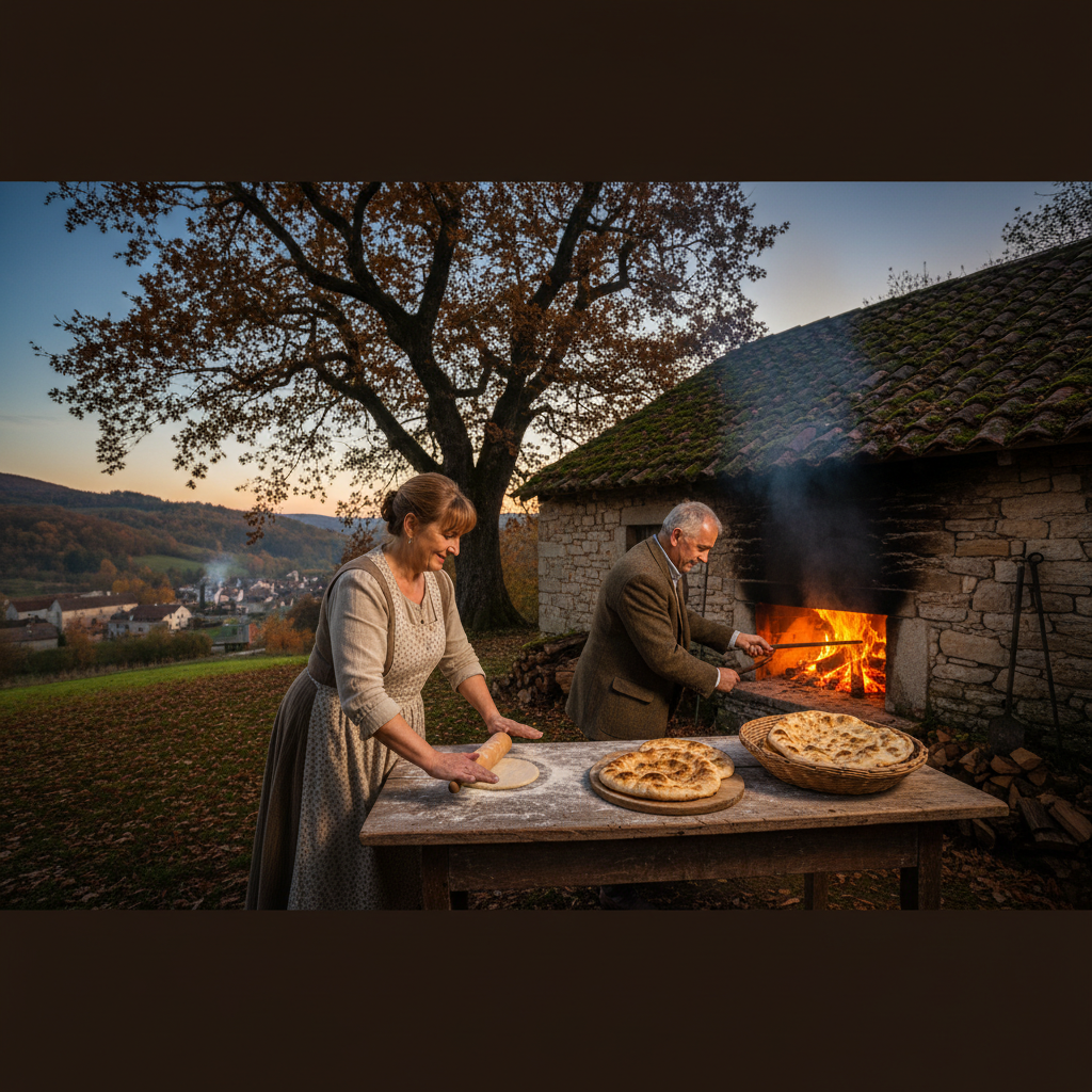 Hand-Rolled Flatbreads: Hearthstone Baking on Autumn Evenings — visual companion 3