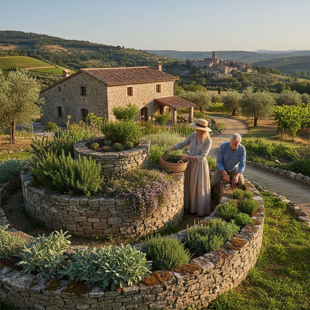 The Herb Spiral: Thyme, Sage, and Rosemary Planted for Year-Round Kitchen Use — visual companion 3