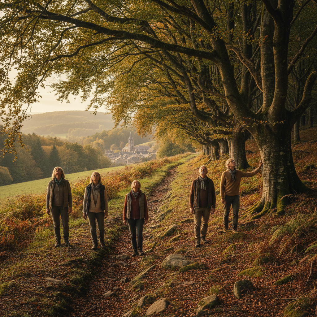 Forest Bathing on Ancient Drovers' Trails: Beech Canopies and Mindful Pacing — visual companion 3