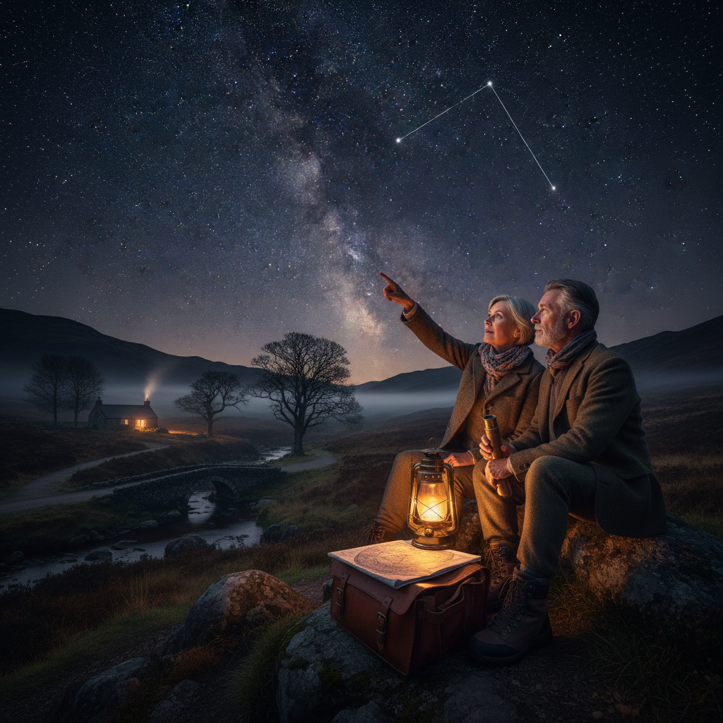 Night Sky Stargazing on Highland Walks: Constellations, Lanterns, and Still Air — visual companion 3