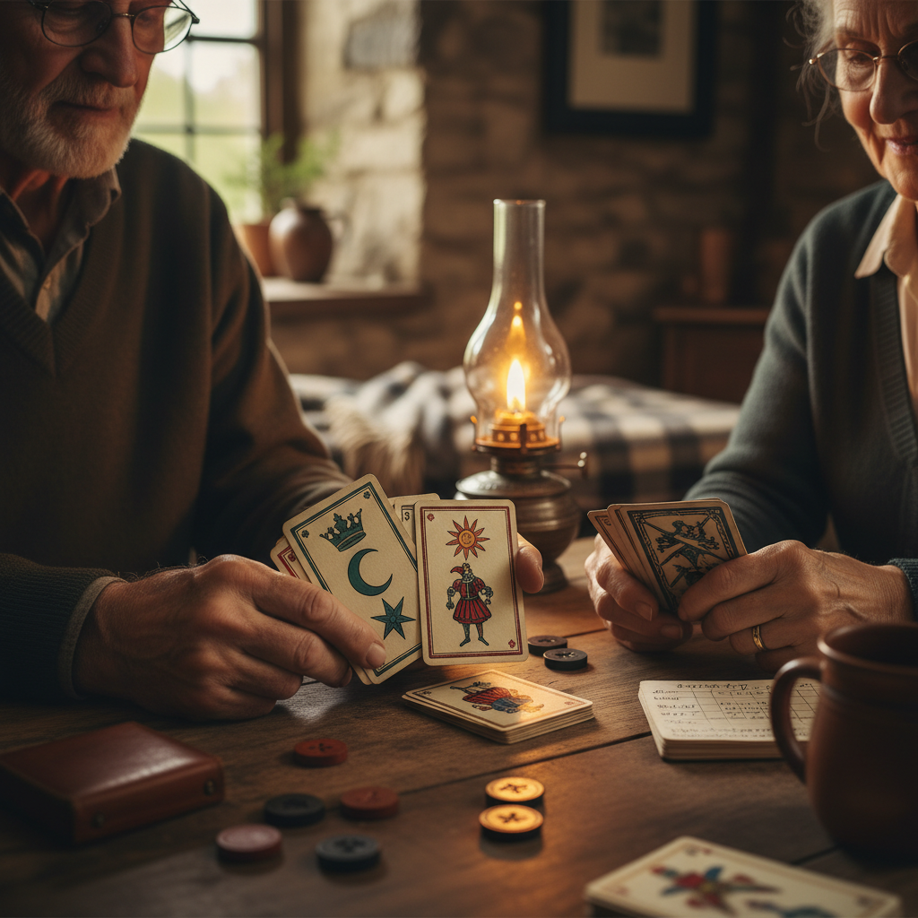 Card Games by Lamplight: Scoring Traditions, Trump Suits, and Family Banter — visual companion 2