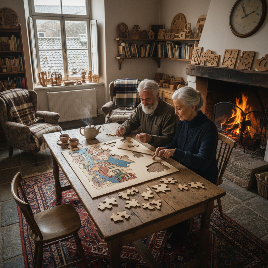 Handcrafted Jigsaw Puzzles: Plywood Fretsaw Work and Shared Rainy Afternoons — visual companion 3