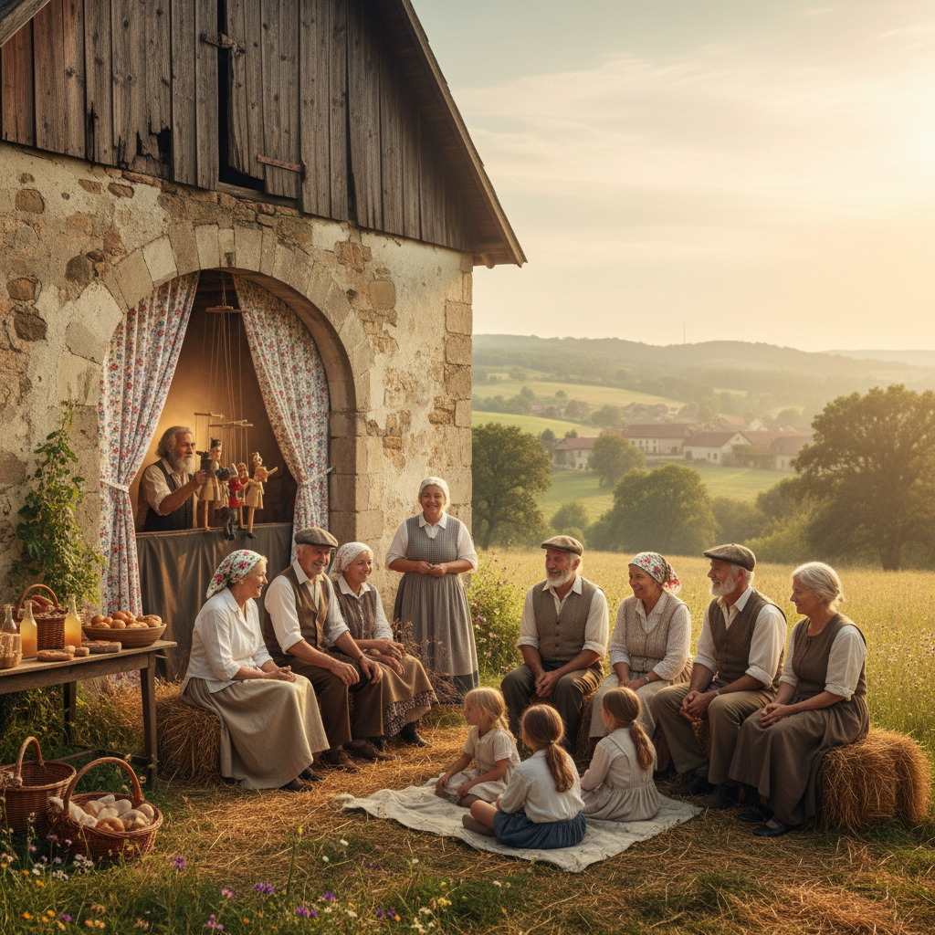 Puppet Theatres in the Barn: Calico Curtains, Wooden Marionettes, and Summer Shows — visual companion 3