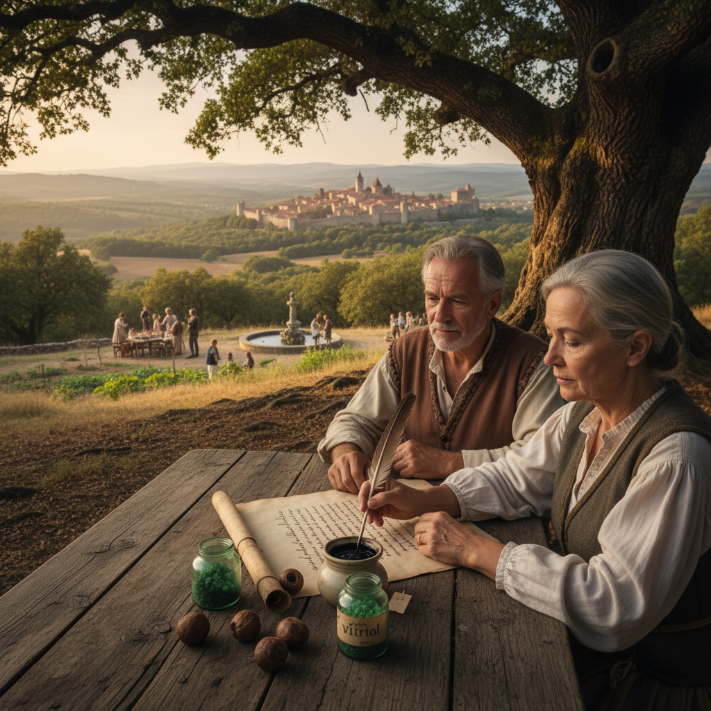Iron Gall Ink Recipes: Oak Galls, Green Vitriol, and Century-Resilient Words — visual companion 3