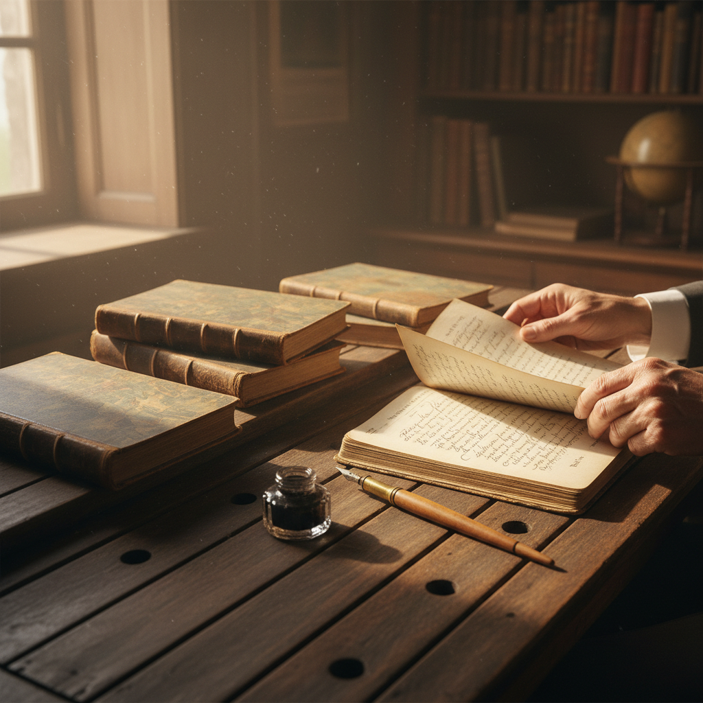Archiving School Copybooks: Dip Pens, Slotted Desks, and Victorian Penmanship — visual companion 2