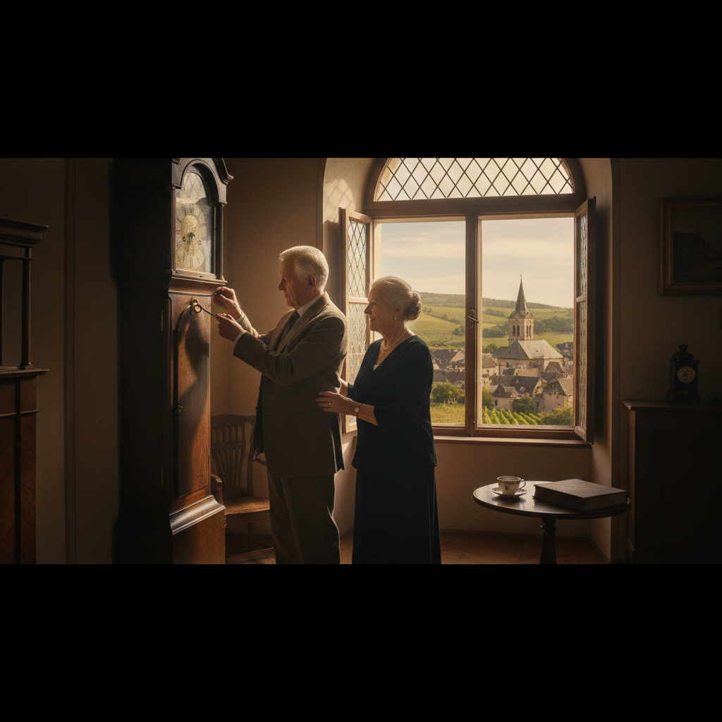 The Longcase Grandfather Clock: Pendulum Winding and Chime Memories — visual companion 3