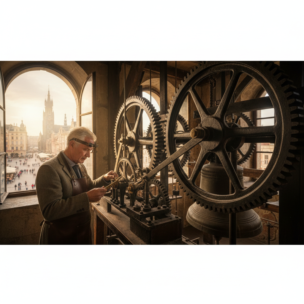 Tower Clock Escapements: Cast-Iron Gears High Above City Squares — visual companion 3