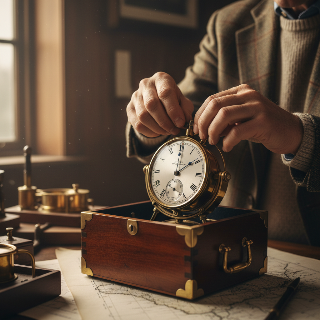 Marine Chronometers: Mahogany Boxes and Navigational Precision at Sea — visual companion 2