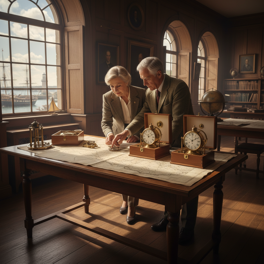 Marine Chronometers: Mahogany Boxes and Navigational Precision at Sea — visual companion 3