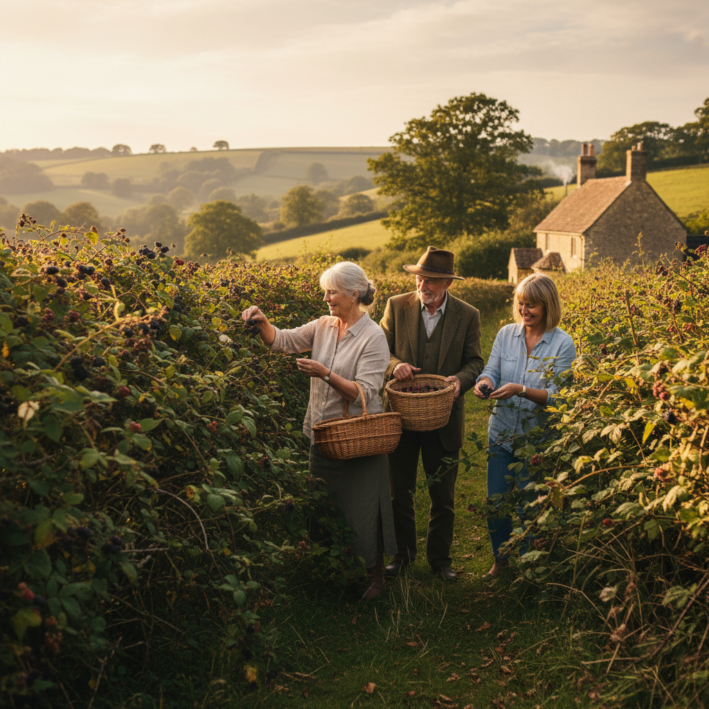 Wild Berry Picking in Bramble Hedgerows: Preserving Blackberry Jams — visual companion 3