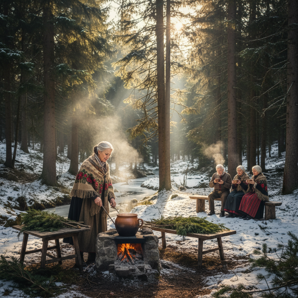 Pine Needle Infusions: Breathing Forest Aromas for Winter Respiratory Calm — visual companion 3