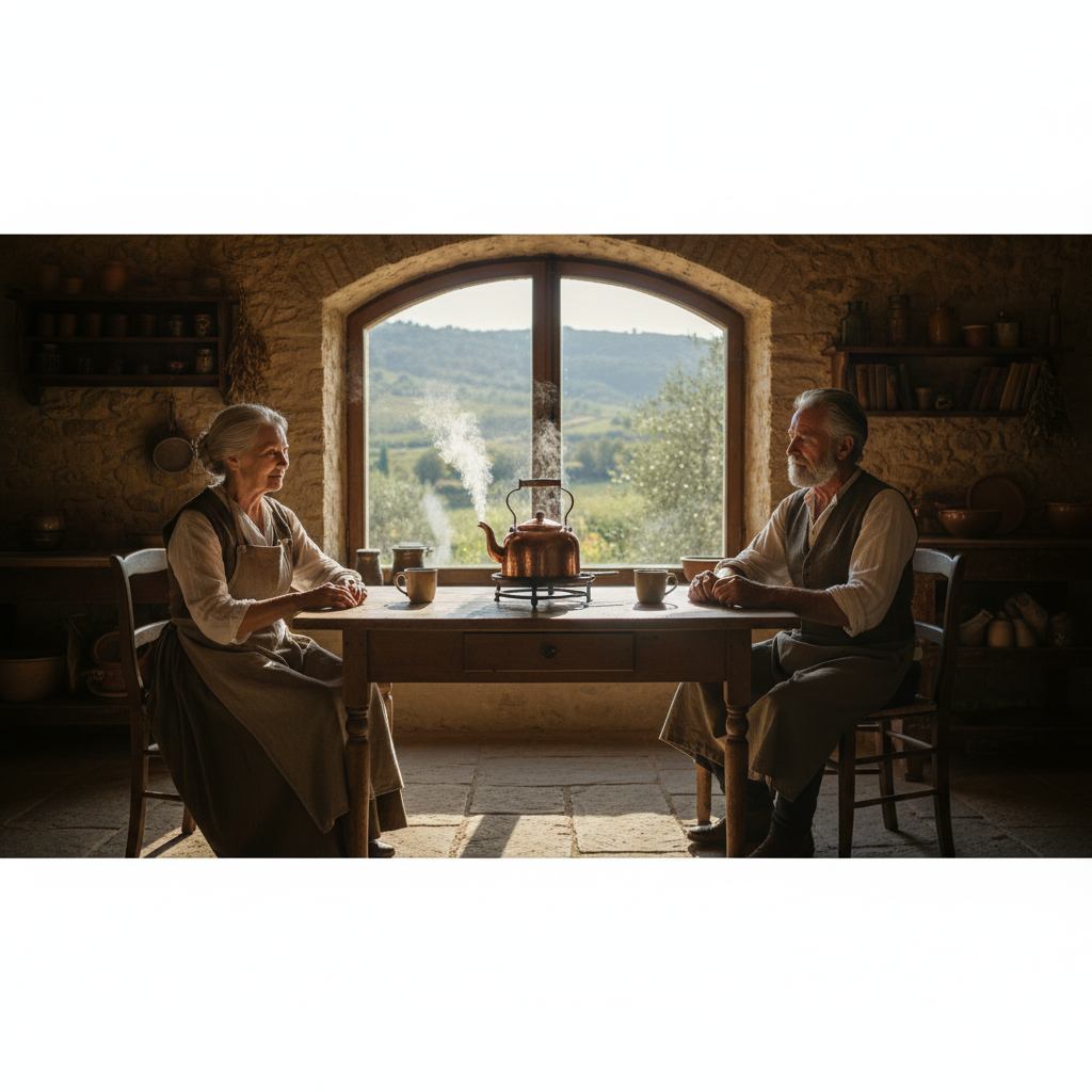 The Copper Kettle on the Trivet: Boiling Water as a Signal to Pause — visual companion 3