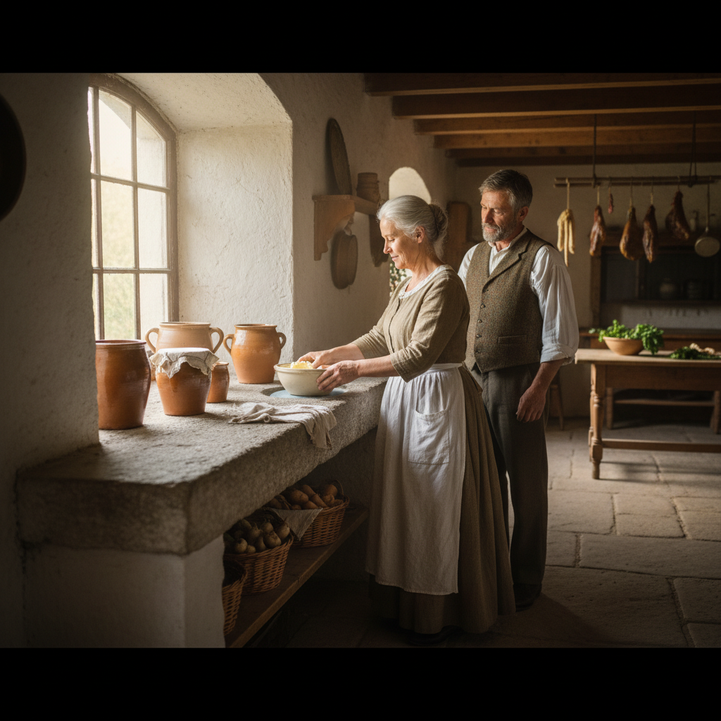 The Pantry Stone Shelf: Keeping Butter and Milk Cool Before Refrigeration — visual companion 3