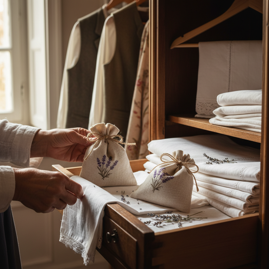 Lavender Sachets in the Wardrobe: Foraging Dried Flowers for Calming Linens — visual companion 2