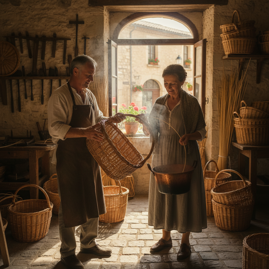 Repairing Willow Hampers: Steamed Osier Splints for Market Baskets — visual companion 3
