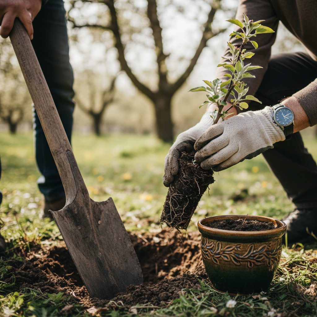 Planting a Memorial Apple Tree: Deep Soil Digging and Long-Term Shade — visual companion 2